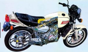 RZ250のタンクキャップは水も入りやすいし詰まりやすい