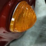 旧FIAT500のウインカーのアップ。