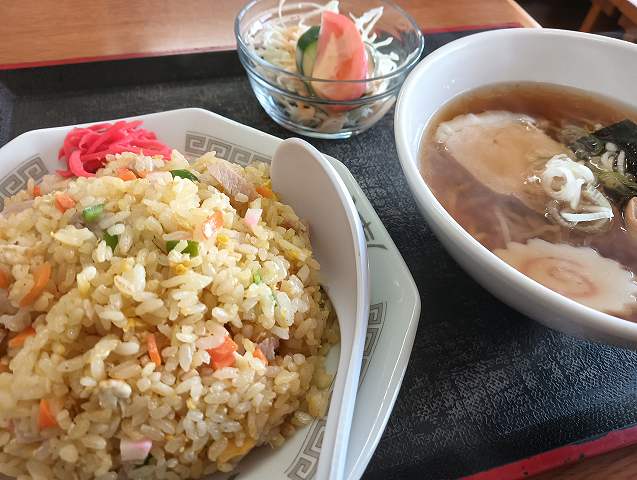 ラーメンチャーハンセット。