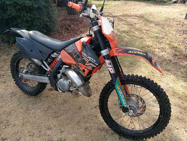 KTM125EXC。