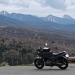 VT250FHと八ヶ岳。