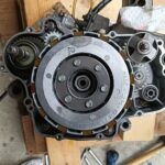 KDX125SR2号機のエンジン。