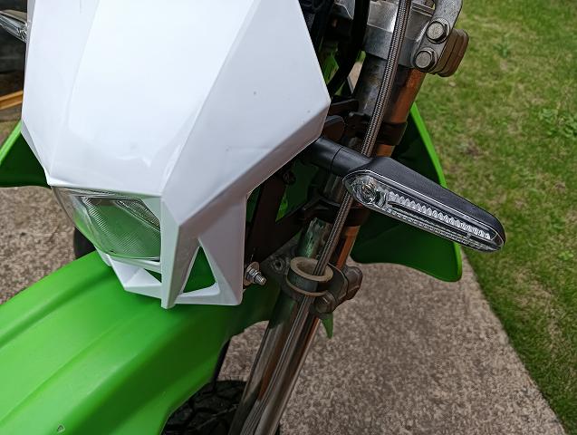 KDX125SR2号機のウインカー。