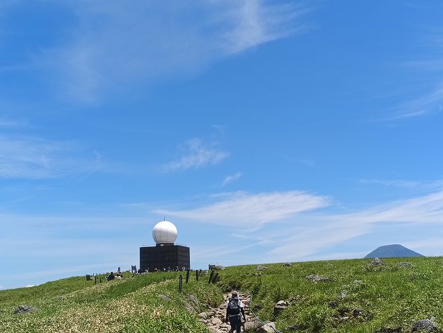 車山山頂付近。