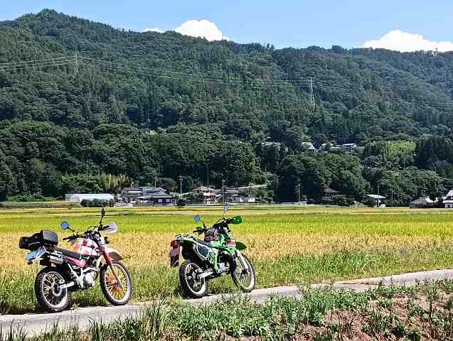 セロー225WとKDX25SR1号機。